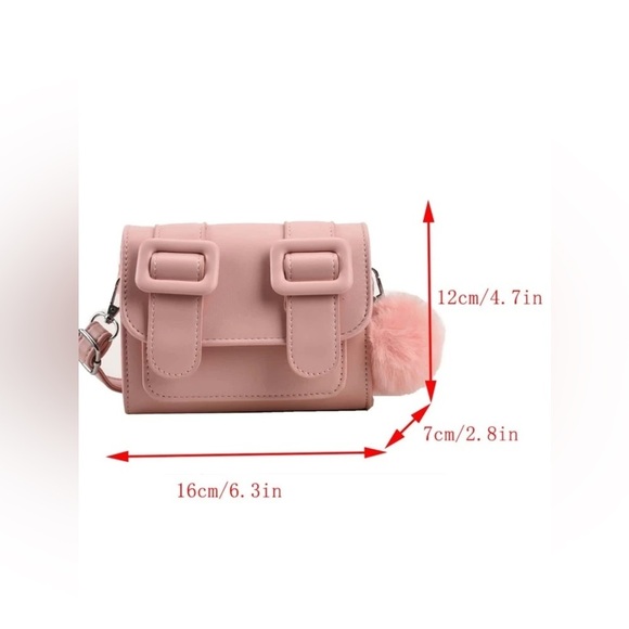 Mini Buckle Decor Flap Square Bag Without Bag Charm NWT - Picture 4 of 11